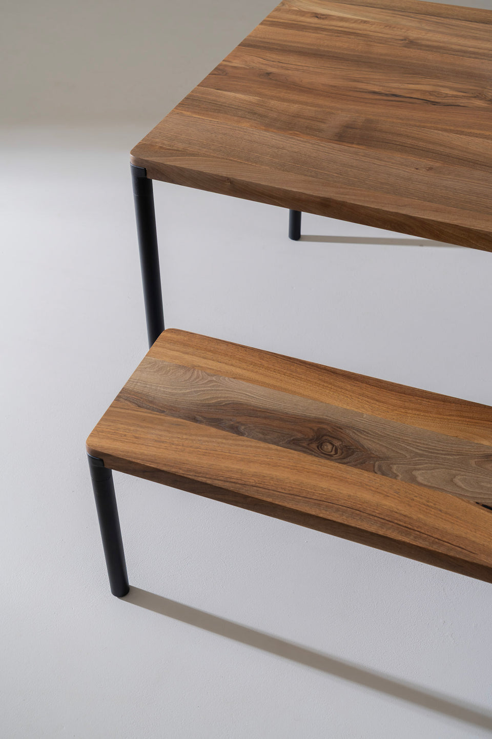 Softly curved corners and clean lines.