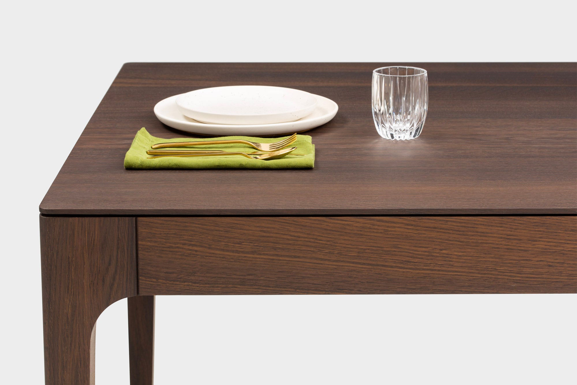 CAROLINA | Ausziehbarer Esstisch aus geräucherter Esche