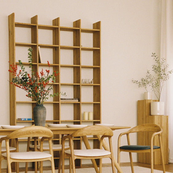 AGATA | Bücherregal aus Eiche