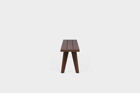 Amber | Outdoor Sitzbank aus Geräucherte Esche image 3