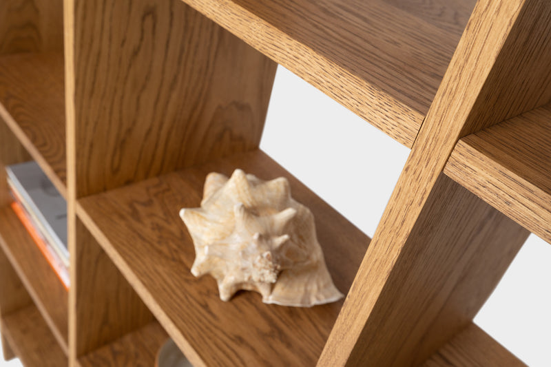 AGATA | Oak Bookcase