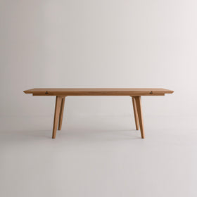 AMBER Uitschuifbare eettafel van eikenhout